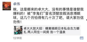 卓伟爆料李鬼是谁啊视频,揭秘“李鬼”真实身份之谜
